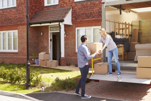 Removal team helping with a residential move in Berrylands