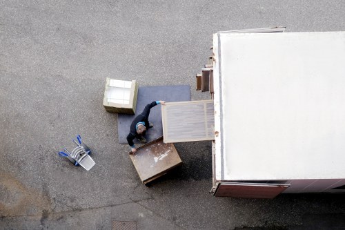 Household removal items ready for transport in Berrylands