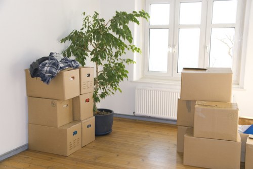 Packing and loading items into a removal van near Berrylands