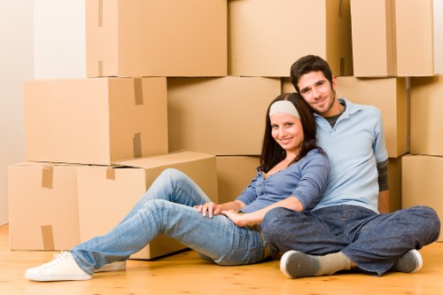Packing fragile belongings for transport from Berrylands