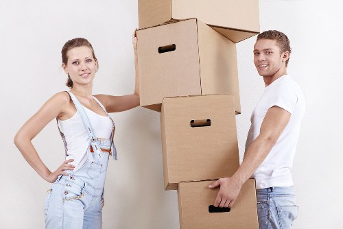 Local Berrylands moving team handling household items