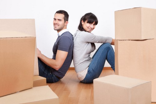 Residential removals support near Berrylands streets